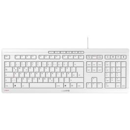 Cherry JK-8500 Teclado Stream Completo USB QWERTZ Alemán Blanco. Teclas mecánicas, resistente a salpicaduras, para oficina. Precio: 51.89000058. SKU: B15VKVN3KM