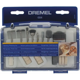 Dremel 684 Kit de limpieza y pulido de 20 piezas con estuche y bandeja extraíble Precio: 28.88999993. SKU: B16P39M3QN