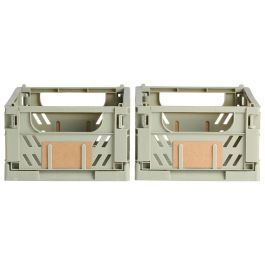 Day Juego De 2 Cajas Plegables 25x16,5 cm Color Verde Musgo Precio: 5.50000055. SKU: B19QHB79YH