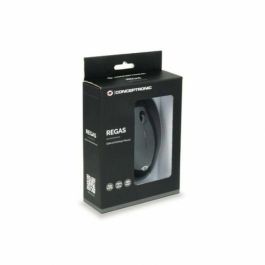 Conceptronic Ratón Óptico USB Regas01B con Interruptor DPI 800/1000/1200 y Diseño Ergonómico para Diestros y Zurdos