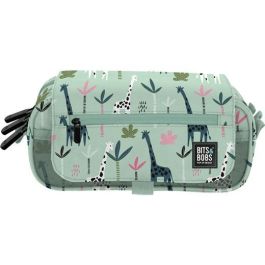 Grafoplás Portatodo Triple C-Solapa Bits&Bobs Jungle, 3 compartimentos, 23x10x10 cm, tiradores con logo, nervio de refuerzo Precio: 12.68999963. SKU: B1JKYRDMG6