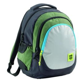 Miquelrius Mochila Triple Berlín Reciclada Rider Green MR19332, Triple Compartimento, USB, 30L, Hecha con Botellas Recicladas Precio: 49.58999991. SKU: B1DKF3MN5F