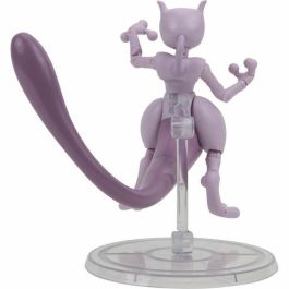 BANDAI BAN3701405825614 Figura de Acción Coleccionable Pokémon Mewtwo 12 cm, ultra articulada y muy detallada.