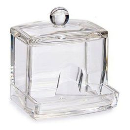Berilo Organizador de Bastoncillos, Plástico Transparente, 9.2x10x8.5 cm, para Baño y Tocador (Set de 12) Precio: 26.49999946. SKU: S3601849