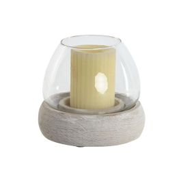 Portavela Mediterraneo DKD Home Decor Blanco 30 x 40 x 30 cm Set de 2 Portavela Mediterraneo DKD Home Decor Blanco 30 x 40 x 30 cm Set de 2