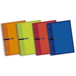 Enri Cuaderno Espiral A4+ 120H+40H 5x5 mm 4 Taladros 5 Bandas T-Extraduras Set 5 Unidades (Set de 5) Precio: 17.5000001. SKU: B1AJY7CAPV