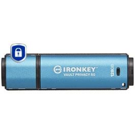 Kingston IronKey Vault Privacy 50 (VP50) USB 3.2 Gen 1 Stick 128GB cifrado por hardware Precio: 129.49999953. SKU: B14X2V67Y7