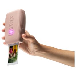 Fujifilm Instax Mini Link 3 - Impresora de fotos instantáneas compacta, conexión inalámbrica, efectos AR, modo collage, USB-C, impresión desde vídeo, ideal para selfies