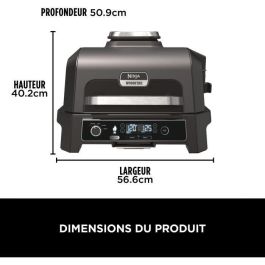 Barbacoa y ahumador eléctrico con termómetro - NINJA - Woodfire Pro XL - OG850EU - Barbacoa y freidora de exterior Barbacoa y ahumador eléctrico con termómetro - NINJA - Woodfire Pro XL - OG850EU - Barbacoa y freidora de exterior