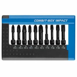 Juego de puntas WITTE COMBIT-BOX PH1 PH2 PZ1 PZ2 TX PH3 PZ3 10 Piezas (10 Unidades) Juego de puntas WITTE COMBIT-BOX PH1 PH2 PZ1 PZ2 TX PH3 PZ3 10 Piezas (10 Unidades) Precio: 47.94999979. SKU: B1GM8XYEZT