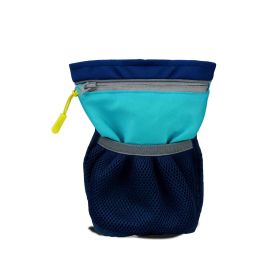 Coachi Bolsa de Adiestramiento y Recompensas Profesional para Perros y Cachorros - Amplia, Mosquetón, Forro Reversible, Azul Oscuro/Claro