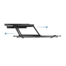 TooQ LP3790TN-B Soporte de Pared para TV 43"-90" (109-229 cm) hasta 75kg, VESA 200x200 a 800x400mm, Inclinable, Giratorio Negro