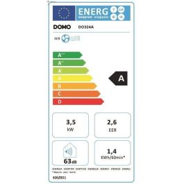 DOMO Aire acondicionado móvil para habitaciones de hasta 40 m² - 12000 BTU 1350 W