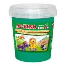Alpino Pasta de moldear magic dough bote 160 gr verde Precio: 5.94999955. SKU: B14HEWBYEQ