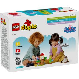 LEGO 10431 Duplo Jardín y Casa del Árbol de Peppa y George Pig – Set de Construcción para Preescolares Actividades al Aire Libre
