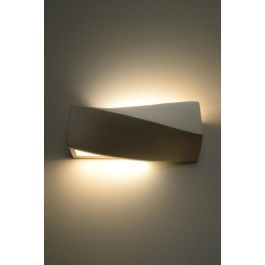 Sigma SOL-SL.0229 Aplique de Pared Rectangular Ondulado con Luz Bidireccional – Diseño Universal