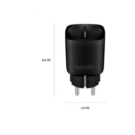 Hombli Enchufe Inteligente WiFi EU Negro - Pack Promocional 2+1
