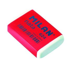 Milan 624 Nata Goma 3,9x2,7x0,9 cm Blanco - Caja 24 Unidades Precio: 6.50000021. SKU: B18YEWNJXG