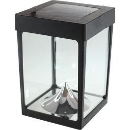 AUC3760194391892 Mini portavelas solar de mesa con paredes de cristal negro Precio: 30.50000052. SKU: B1ESBVSY9C