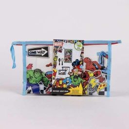 Cerdá Neceser de Viaje y Aseo Infantil para Accesorios, Diseño Avengers, Color Azul, 23.0 x 15.0 x 8.0 cm, para Niños +3 Años