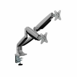 Ewent Soporte de Mesa para Monitor VESA Hasta 35 Pulgadas y 15 kg, Ajuste Ergonómico, Brazos con Resorte Mecánico, Gestión de Cables