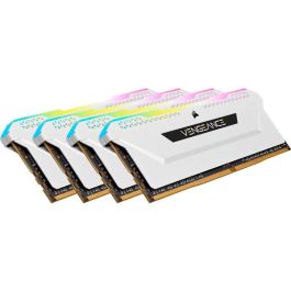 Corsair CMH32GX4M4D3600C18W Vengeance RGB PRO SL - Kit de memoria RAM 32 GB (4x 8 GB) DDR4 3600MHz Intel XMP