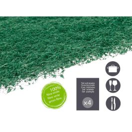 Set 4 Estropajos Verdes Fibra Extra Arte Regal 12x16x3 cm (22 Unidades) Set 4 Estropajos Verdes Fibra Extra Arte Regal 12x16x3 cm (22 Unidades)