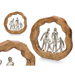 Soporte Decoracion Familia Plateado Giftdecor 25X23CM (6 Unidades)