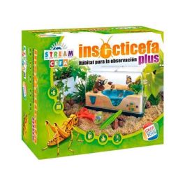 Cefa Juego Insecticefa Plus: Completo Hábitat para Observación de Insectos, Incluye Atrapa Insectos y Pinzas, Niños +6 Años