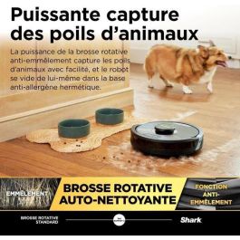 Shark Matrix Plus RV2620WAEU - Robot aspirador y fregador 2 en 1 con vaciado automático y limpieza de esquinas y ángulos