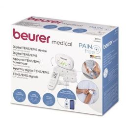 Beurer EM-70 Electroestimulador Digital Inalámbrico con Mando a Distancia para Tratamiento del Dolor, Estimulación Muscular y Masaje