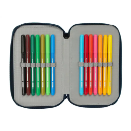 Portatodo El Niño Navy Azul marino 12,5 x 19,5 x 5,5 cm 37 Piezas