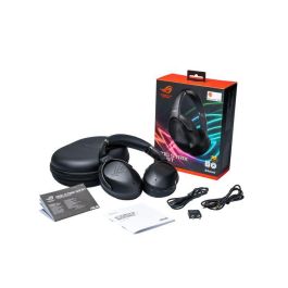 Asus ROG Strix Go BT Auriculares Gaming con Cancelación Ruido Activa ANC, Bluetooth, Virtual 7.1, Micro AI, aptX Adaptive, Negro