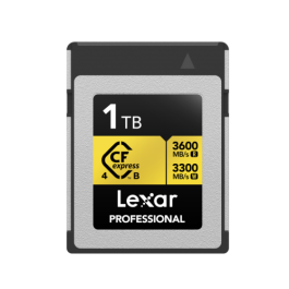 Lexar LCXEXP4001T-RNENG Tarjeta CFexpress Tipo B 1 TB, 3600 MB/s Lectura, 3300 MB/s Escritura, Resistente a Golpes y Polvo Precio: 274.49999984. SKU: B1CW9B5689