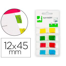 Q-connect Banderitas Separadoras Dispensador 4 Colores 35 Hojas por Color 12 x 43 mm Precio: 3.50000002. SKU: B1GF69CHDB