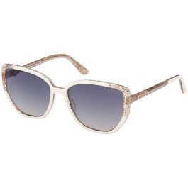 Guess GU7882 21W Gafas de Sol Mujer Cat-eye Montura Blanca Cristal Azul Degradado Calibre 55mm Puente 15mm Patilla 135mm Guess GU7882 21W Gafas de Sol Mujer Cat-eye Montura Blanca Cristal Azul Degradado Calibre 55mm Puente 15mm Patilla 135mm