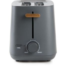 Domo DO965T Tostadora Eléctrica 1000W con 2 Ranuras Negra