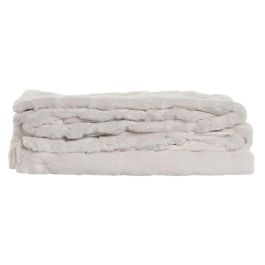 Manta Urban DKD Home Decor Crudo 240 x 1 x 220 cm Manta Urban DKD Home Decor Crudo 240 x 1 x 220 cm