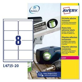 Etiquetas para Impresora Avery L4515 Blanco 20 Hojas 99,1 x 67,7 mm (5 Unidades)