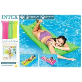 Intex Colchoneta 4 Tubos Colores Neon 183x76 cm