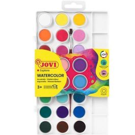 Jovi Acuarelas En Pastillas 22 mm Con Pincel Colores Surtidos Estuche 24 Ud Precio: 4.49999968. SKU: B16V3FBCZB