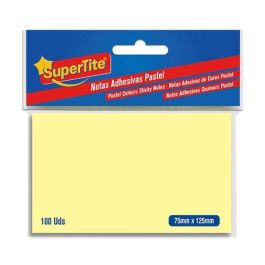 Notas Adhesivas Supertite 75X125 100 Uds 12 unidades Precio: 8.49999953. SKU: B16S794LZT