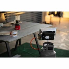 Rothenberger Calentador Infrarrojo Móvil a Gas Propano con Regulador, Uso Exterior/Interior Ventilado, 20m², Gris