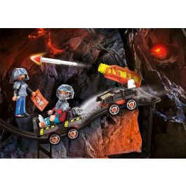 Dino mine carro de cohetes playmobil dino rise