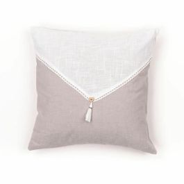 Today TOD1700240761365 Cojín CHARME Slub Chambray Pompon Berenice 40x40 cm Today TOD1700240761365 Cojín CHARME Slub Chambray Pompon Berenice 40x40 cm