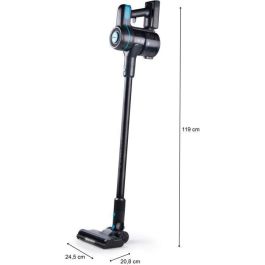 DOMO DO1135SV Aspiradora Escoba 2 en 1 - 10000 Pa, 40 min Autonomía, 600 ml Capacidad - Negro/Azul