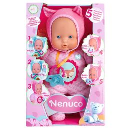 Nenuco 7/14781 - 12664 Muñeca Blandita Rosa con 5 Funciones Interactivas: Habla, Ríe, Llora y Chupete para Bebés +12 Meses Nenuco 7/14781 - 12664 Muñeca Blandita Rosa con 5 Funciones Interactivas: Habla, Ríe, Llora y Chupete para Bebés +12 Meses