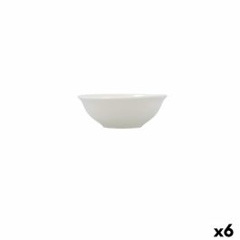 Bol para Aperitivos Bidasoa Harmony Hydrozero Blanco Cerámica (6 Unidades)