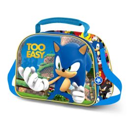 Sonic The Hedgehog Bolsa Portamerienda Infantil 3D Isotérmica Azul, 20x26x10 cm, para Carrito Precio: 16.50000044. SKU: B1FREAMX9Z