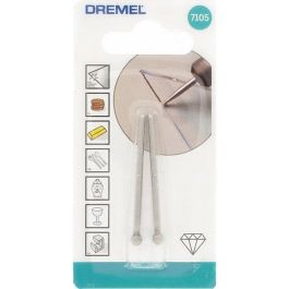 DREMEL Lote de 2 puntas de diamante 4,4 mm 7105